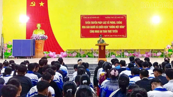Trên 500 học sinh, giáo viên Trường THPT số 3 Bảo Yên tham gia chiến dịch truyền thông “Không một mình - Cùng nhau an toàn trực tuyến"