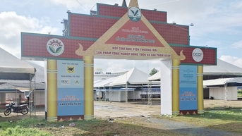 Hội chợ Xúc tiến thương mại - sản phẩm công nghiệp nông thôn và sản phẩm OCOP thu hút 300 gian hàng