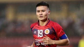 Công An Hà Nội - Công An TP.HCM (hiệp 1): Quang Hải đá chính