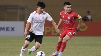 Công An Hà Nội - Công An TP.HCM (hiệp 1) 0-0: Văn Đô nhận thẻ đỏ, chủ nhà chỉ còn 10 người