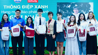 Cuộc thi “Thông điệp xanh” vinh danh 12 tác phẩm báo chí của sinh viên