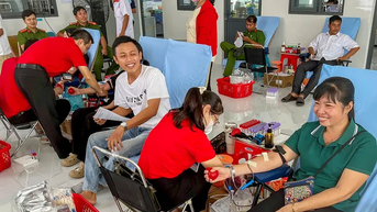 Xã Thuận Hòa tổ chức Ngày hội hiến máu tình nguyện