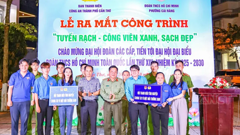 Ra mắt công trình thanh niên “Tuyến rạch - Công viên xanh, sạch, đẹp”
