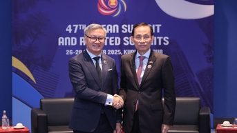 Bộ trưởng Ngoại giao Lê Hoài Trung tiếp Bộ trưởng Ngoại giao Lào, Ấn Độ