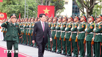 Chủ tịch nước dự Lễ kỷ niệm 80 năm Ngày truyền thống Quân khu 3