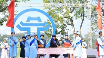 Festival bảo tồn và phát triển làng nghề quốc tế 2025 diễn ra từ ngày 14 đến ngày 18-11, tại Hoàng thành Thăng Long - Hà Nội