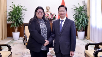 Thứ trưởng Ngoại giao Ngô Lê Văn tiếp Thứ trưởng Ngoại giao Venezuela