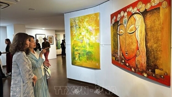 Khai mạc triển lãm nghệ thuật quốc tế 'Heartbeat of Heritage - Nhịp đập của di sản'