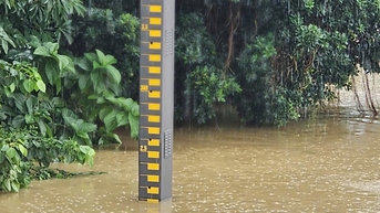 Đỉnh lũ trên sông Thu Bồn, Vu Gia thấp hơn đỉnh lũ lịch sử