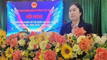 Phường Tuy Hòa triển khai tập huấn về ứng dụng AI trong hoạt động hành chính