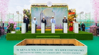 Phú Long cất nóc Essensia Sky - Khi “biểu tượng sống xanh, sức khỏe” vươn mình tại Nam Sài Gòn