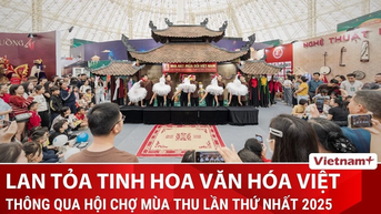 Lan tỏa tinh hoa văn hóa Việt tại Hội chợ Mùa Thu lần thứ nhất 2025