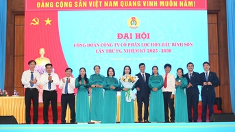 Công đoàn BSR kỷ cương, dân chủ, đoàn kết, sáng tạo, đồng hành cùng Công ty phát triển mạnh mẽ, bền vững
