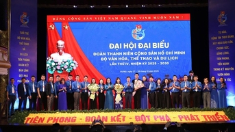Đại hội đại biểu đoàn TNCS Hồ Chí Minh Bộ VHTTDL lần thứ VI, nhiệm kỳ 2025-2030: Bầu ra 27 thành viên nhiệm kỳ mới