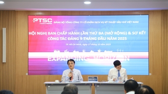 PTSC tăng tốc giai đoạn nước rút, tiếp tục đà tăng trưởng 2025