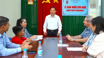 Sở Tư pháp tỉnh Đồng Nai tổ chức lễ giao, nhận con nuôi có yếu tố nước ngoài