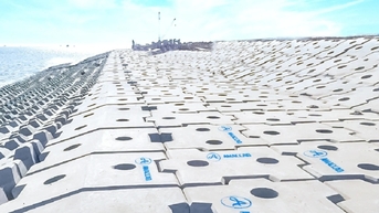 Khi kè bê tông Châu Âu Nam - AMACCAO hóa "tuyến phòng thủ" cho hạ tầng Việt