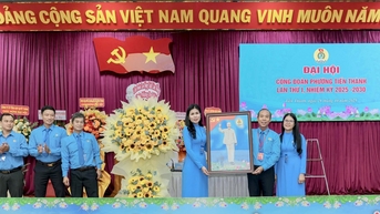Công đoàn phường Tiến Thành hướng đến chăm lo tốt hơn đời sống người lao động