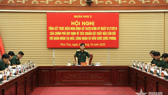Quân khu 2 tổng kết Nghị định 76 của Chính phủ