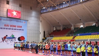 42 tay vợt tranh tài tại giải Bóng bàn các cây vợt xuất sắc quốc gia 2025