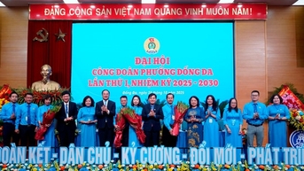 Đại hội Công đoàn phường Đống Đa lần thứ I thành công tốt đẹp