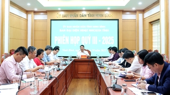 Ban đại diện Hội đồng Quản trị Ngân hàng Chính sách xã hội tỉnh tổ chức phiên họp quý III/2025