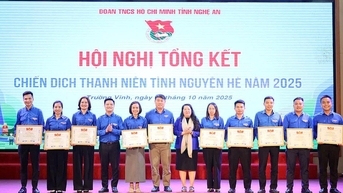Hơn 700 công trình, phần việc được triển khai trong Chiến dịch Thanh niên tình nguyện Hè 2025 tại Nghệ An