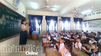 Xã Vạn Ninh phấn đấu nâng tỷ lệ huy động trẻ mẫu giáo từ 3 đến 5 tuổi ra lớp đạt 85%