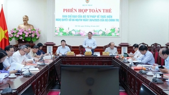 Thúc đẩy đổi mới công tác xây dựng và thi hành pháp luật theo tinh thần Nghị quyết 66-NQ/TW