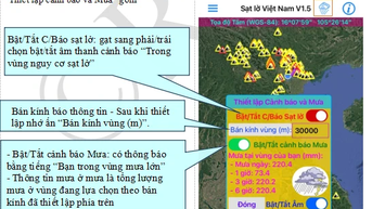 GS thiết kế App Sạt lở Việt Nam, một tiếng chuông có thể cứu mạng người