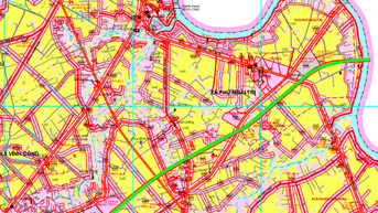 Quy hoạch giao thông xã Tầm Vu, Long An đến năm 2030
