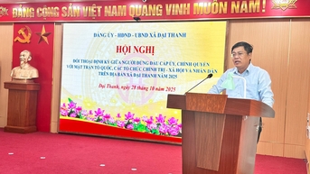 Xã Đại Thanh: Người dân hiến kế cùng giải quyết các vấn đề sinh bức xúc