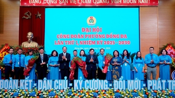 Tổ chức thành công Đại hội Công đoàn phường Đống Đa lần thứ I