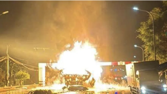 Nổ xe bồn chở khí hoá lỏng ở Hưng Yên