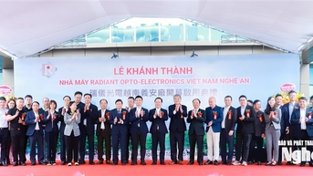 Khánh thành nhà máy sản xuất linh kiện điện tử quang học cao cấp tại KCN VSIP Nghệ An