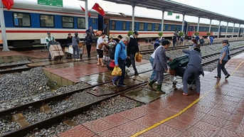 Bãi bỏ tàu SE1, SE19, SE20 xuất phát ngày 29/10 do ảnh hưởng bởi mưa lũ