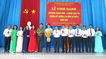 Vinh danh Á quân cuộc thi Đường lên đỉnh Olympia năm 2025