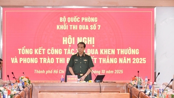 Khối thi đua số 7 Bộ Quốc phòng tổng kết phong trào Thi đua Quyết thắng năm 2025