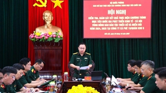 Bộ Quốc phòng kiểm tra kết quả chương trình mục tiêu Quốc gia tại Công ty Cà phê 15