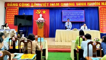 HĐND phường Mỹ Thới họp chuyên đề