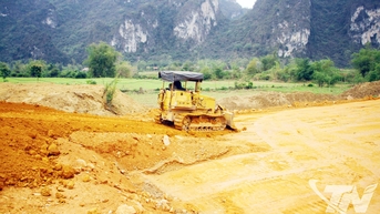 Giải phóng mặt bằng tuyến đường kết nối ĐT.265 từ xã Dân Tiến đi Yên Thế đạt 97,7%