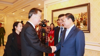 Bí thư Tỉnh ủy Lai Châu (Việt Nam) Hội kiến với Bí thư Tỉnh uỷ Vân Nam (Trung Quốc)