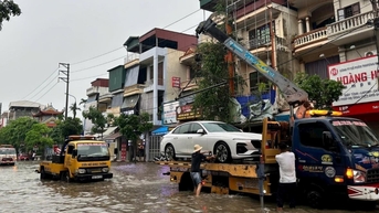 Khẩn trương ứng phó ngập lụt đô thị ở Hải Phòng. Bài 1: Đường phố thành sông