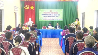 Đại hội đại biểu Hội Nông dân xã Khâu Vai lần thứ I