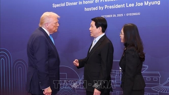 Chủ tịch nước Lương Cường gặp Tổng thống Hoa Kỳ và lãnh đạo cấp cao một số thành viên APEC