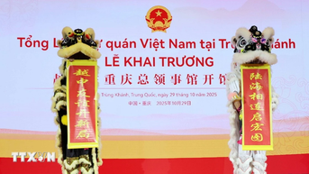 Khai trương Tổng Lãnh sự quán Việt Nam tại Trùng Khánh