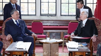 Tổng Bí thư Tô Lâm gặp Chủ tịch Thượng viện Anh, Nam tước McFall xứ Alcluith