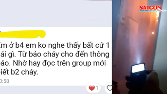 Cư dân chung cư thoát nạn nhờ biết tin cháy qua nhóm Zalo