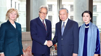 Tổng Bí thư Tô Lâm tiếp Công tước xứ Richmond Charles Henry Gordon-Lennox, đại diện Hoàng gia Anh