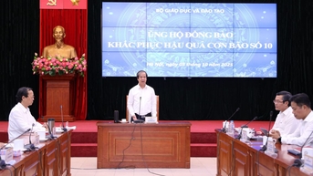 វិស័យអប់រំជួយប្រជាពលរដ្ឋជំនះផលវិបាកនៃព្យុះលេខ១០